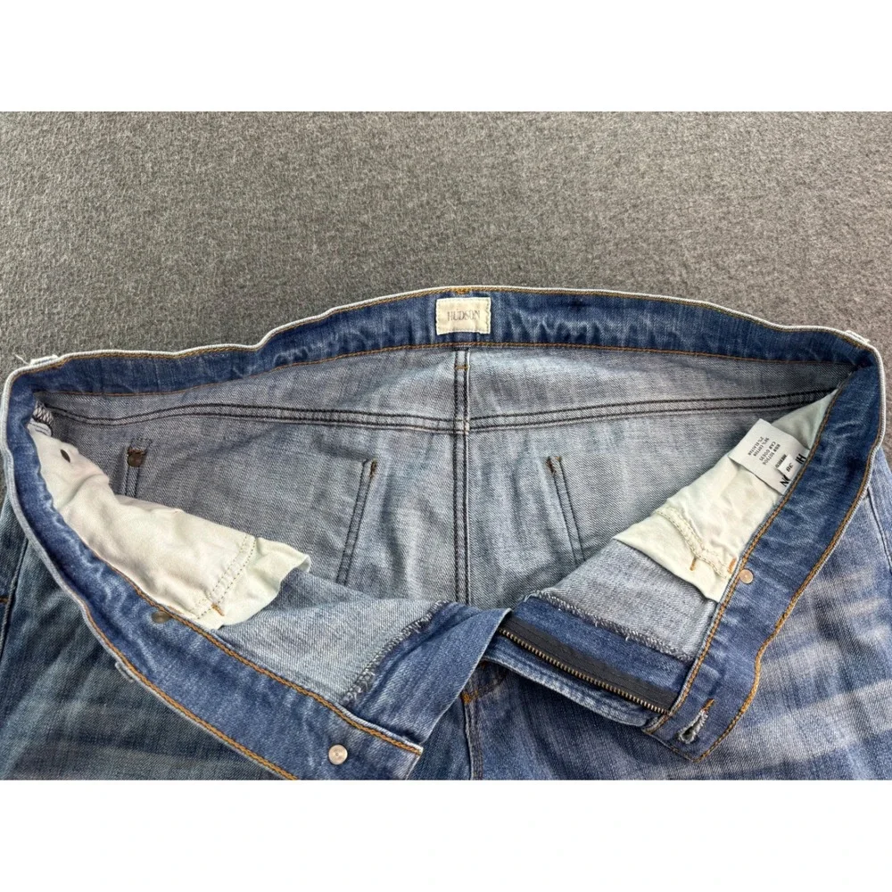 Hudson Jeans Men Straight Leg‎ Light Wash Denim Tag 38W (40Wx30L) Cotton Blend